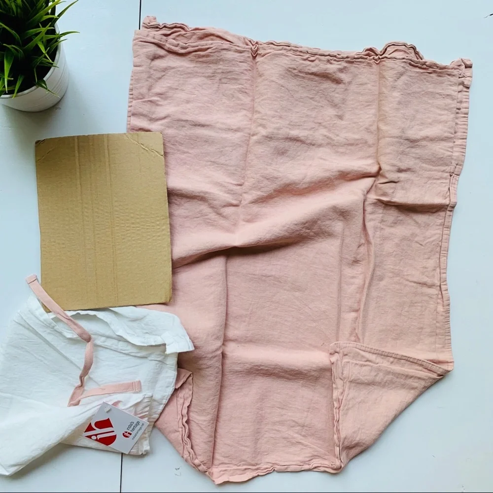 BUNGALOW ROSE Quade Stonewash Pink Standard Pillow Sham Case NEW NIP